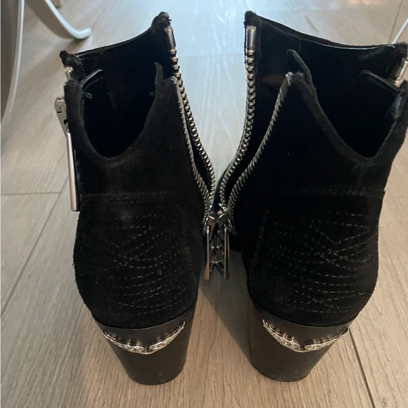 Zadig & Voltaire Size 37 Black Booties - Picture 1 of 3